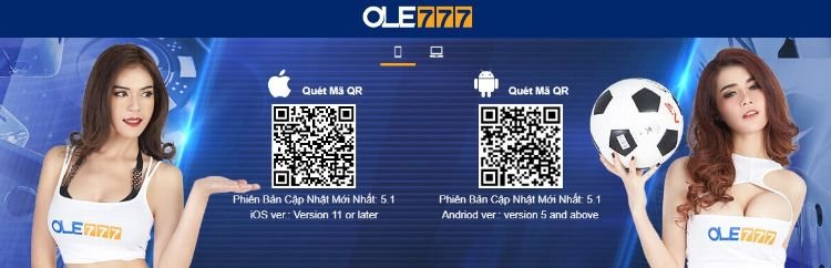 Quét mã QR để tải ứng dụng Ole777 về điện thoại